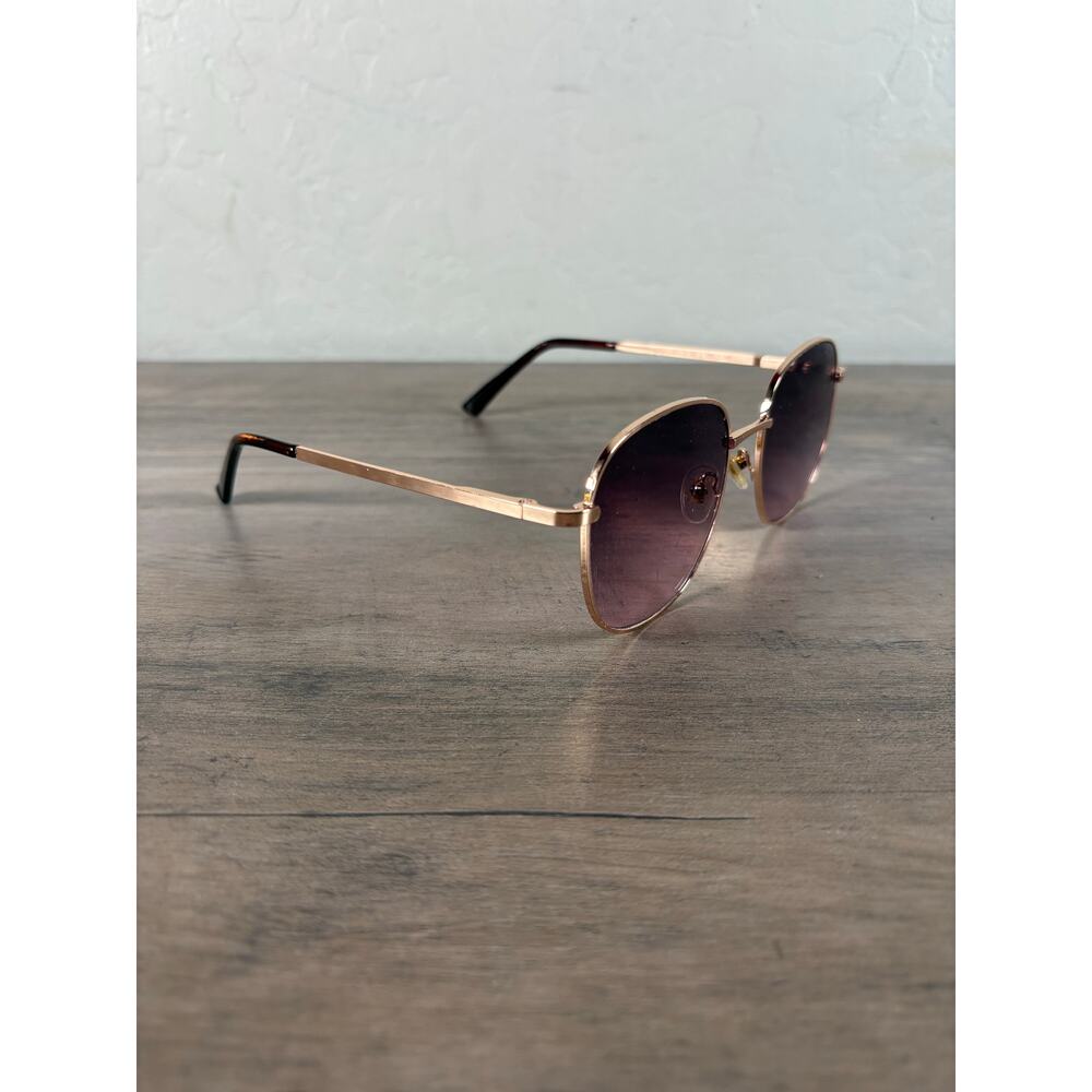 SOJOS UV4000 SJ1137 51 21-149 Gold‎ Frame Women's Aviator Sunglasses EUC